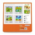 Дерев'яна рамка-вкладиш Viga Toys Звірята на фермі (5083921)