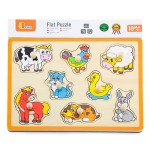 Дерев'яна рамка-вкладиш Viga Toys Домашні тварини (5001721)