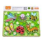 Дерев'яна рамка-вкладиш Viga Toys Комахи (5643721)
