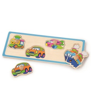 Дерев'яна рамка-вкладиш Viga Toys Веселий транспорт (50112)21
