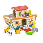 Дерев'яний сортер Viga Toys Ковчег зі звірятами (516252121)