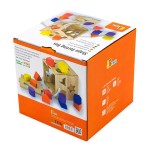 Дерев'яний сортер Viga Toys Кубик із фігурами (5365921)