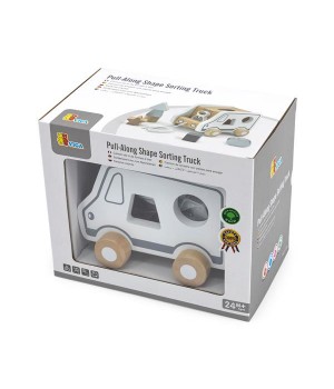 Дерев'яна каталка-сортер Viga Toys Вантажівка (5161221)