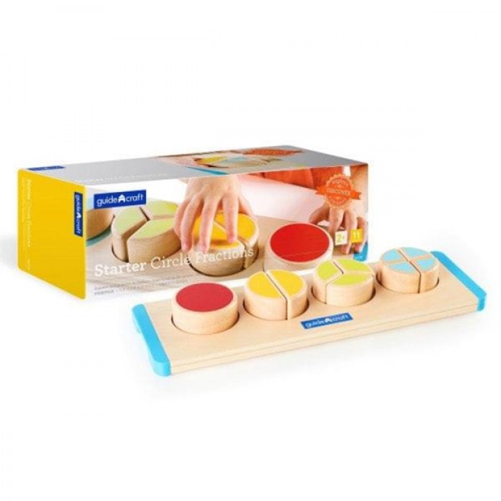 Дерев'яний пазл-сортер Guidecraft Manipulatives Сектори круга (G673921)