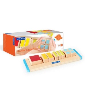 Дерев'яний пазл-сортер Guidecraft Manipulatives Частини квадрата (G674821)