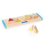 Дерев'яний пазл-сортер Guidecraft Manipulatives Частини трикутника (G674521)