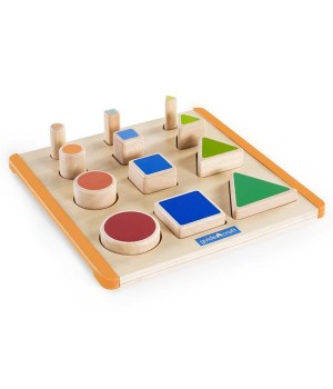 Дерев'яний сортер Guidecraft Manipulatives Фігури і розміри (G673721)