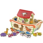 Дерев'яний сортер Viga Toys Ковчег зі звірятами (5034521)
