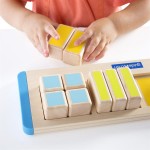 Дерев'яний пазл-сортер Guidecraft Manipulatives Частини квадрата (G674821)