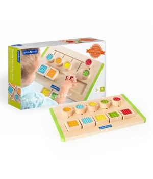 Тактильний сортер Guidecraft Manipulatives Лабіринт із фактур (G507921)