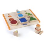 Дерев'яний сортер Guidecraft Manipulatives Фігури і розміри (G673721)