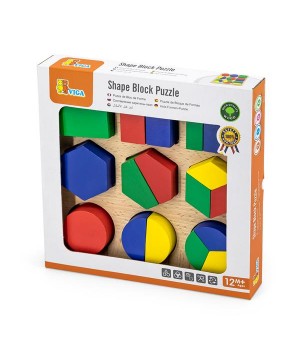 Дерев'яний пазл-сортер Viga Toys Частини фігур (5857321)