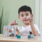 Дерев'яна каталка-сортер Viga Toys PolarB Вантажівка (4404121)