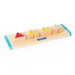 Дерев'яний пазл-сортер Guidecraft Manipulatives Частини трикутника (G674521)