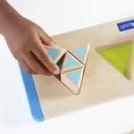 Дерев'яний пазл-сортер Guidecraft Manipulatives Частини трикутника (G674521)
