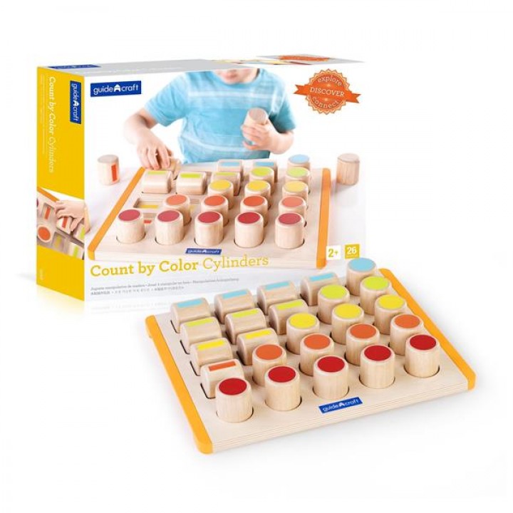 Дерев'яний сортер Guidecraft Manipulatives Рахункові циліндри (G690221)