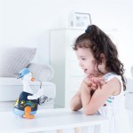 Інтерактивна музична іграшка Hola Toys Гусак-саксофоніст, синій (6111-blue)