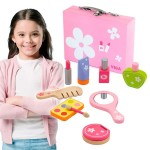 Дерев'яний ігровий набір Viga Toys Усе для макіяжу (5053121)