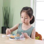 Дерев'яний ігровий набір Viga Toys PolarB Шестерінки зі звірятами (44006)