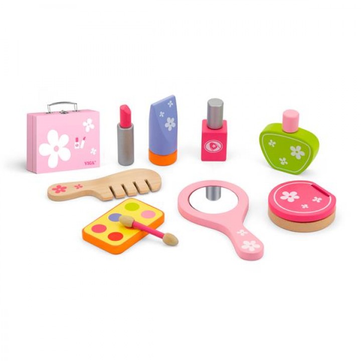 Дерев'яний ігровий набір Viga Toys Усе для макіяжу (5053121)
