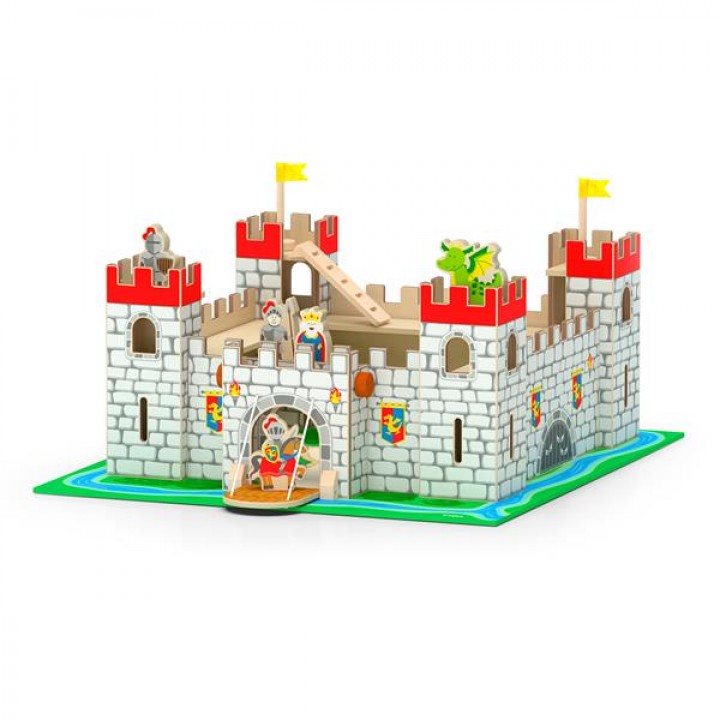 Дерев'яний ігровий набір Viga Toys Іграшковий замок (5031021)