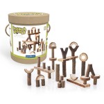 Дерев'яний ігровий набір Guidecraft Natural Play Палиці та бруски, 36 шт. (G6770)
