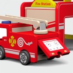 Дерев'яний ігровий набір Viga Toys Пожежна станція (5082821)