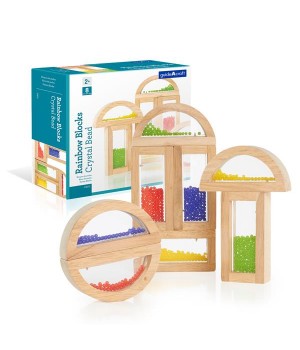 Ігровий набір блоків Guidecraft Block Play Намистини, 14 см, 8 шт. (G3012)