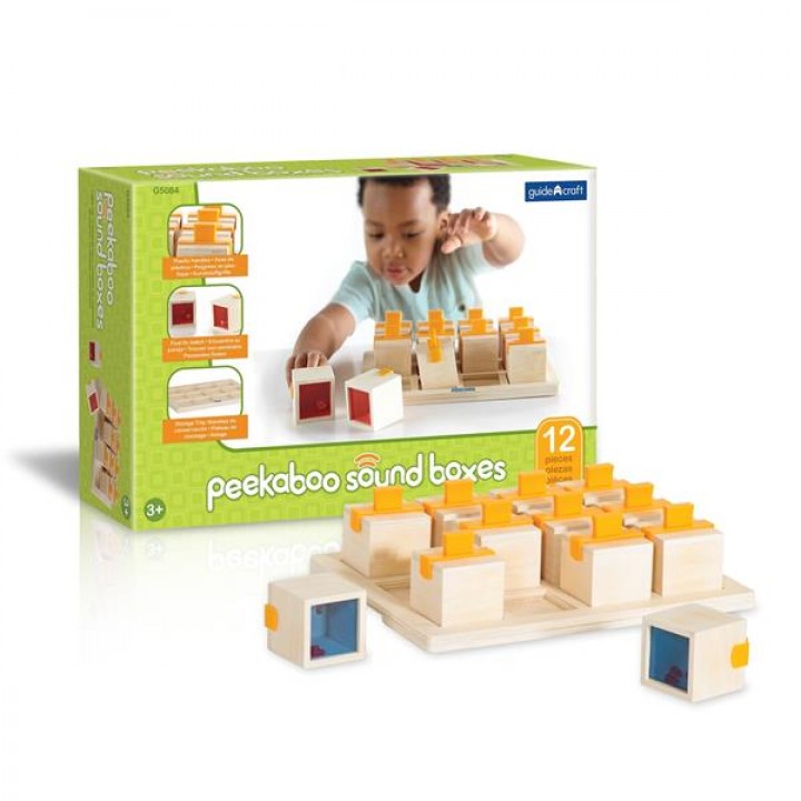 Гра Guidecraft Manipulatives Звукові коробочки (G508421