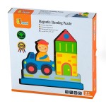 Магнітна дерев'яна іграшка Viga Toys Місто (5970321)