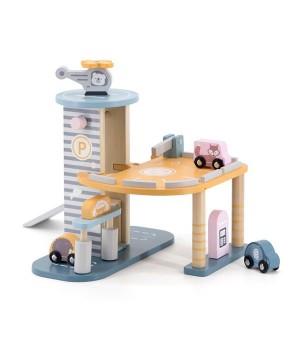 Дерев'яний ігровий набір Viga Toys PolarB Паркінг (44029)