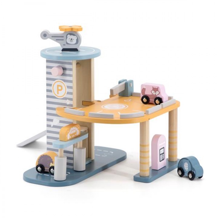 Дерев'яний ігровий набір Viga Toys PolarB Паркінг (44029)