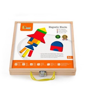 Набір магнітних блоків Viga Toys Форми і кольори (5968721)