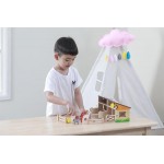 Дерев'яний ігровий набір Viga Toys Будиночок-ферма (5161821)