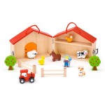 Дерев'яний ігровий набір Viga Toys Будиночок-ферма (5161821)