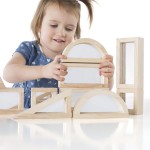 Ігровий набір блоків Guidecraft Block Play Дзеркало, 14 см, 10 шт. (G3017)