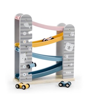Дерев'яний ігровий набір Viga Toys PolarB Автотрек (44013)
