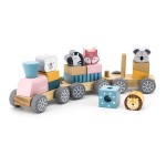 Дерев'яний поїзд Viga Toys PolarB Звірята (44015)