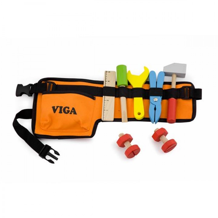 Дерев'яний ігровий набір Viga Toys Пояс з інструментами (5053221)