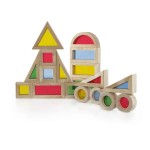 Ігровий набір блоків Guidecraft Block Play Маленька веселка, 5 см, 20 шт. (G3082)