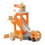 Дерев'яний ігровий набір Viga Toys Підйомний кран і самоскид (5161621)