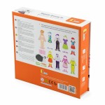 Набір магнітів Viga Toys Гардероб дівчинки (5965221)