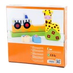 Магнітна дерев'яна іграшка Viga Toys Зоопарк (5970221)