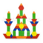 Дерев'яний ігровий набір Viga Toys Кольорова мозаїка, 250 ел. (5006521)