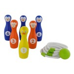 Ігровий набір Viga Toys 2-в-1 Боулінг і кільце (5066521)