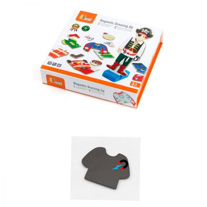 Набір магнітів Viga Toys Гардероб хлопчика (50021VG21)