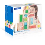 Ігровий набір блоків Guidecraft Block Play Велика веселка, 14 см, 30 шт. (G3016)