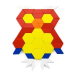Дерев'яний ігровий набір Viga Toys Кольорова мозаїка, 250 ел. (5006521)