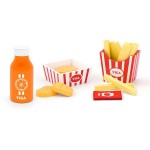 Іграшкові продукти Viga Toys Нагетси з картоплею фрі та соком (5160321)