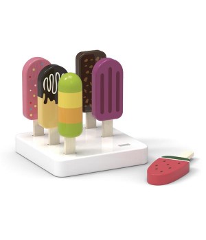 Набір іграшкового морозива Viga Toys з дерева 6 шт. (44528) Набір іграшкового морозива Viga Toys з дерева 6 шт. (44528)